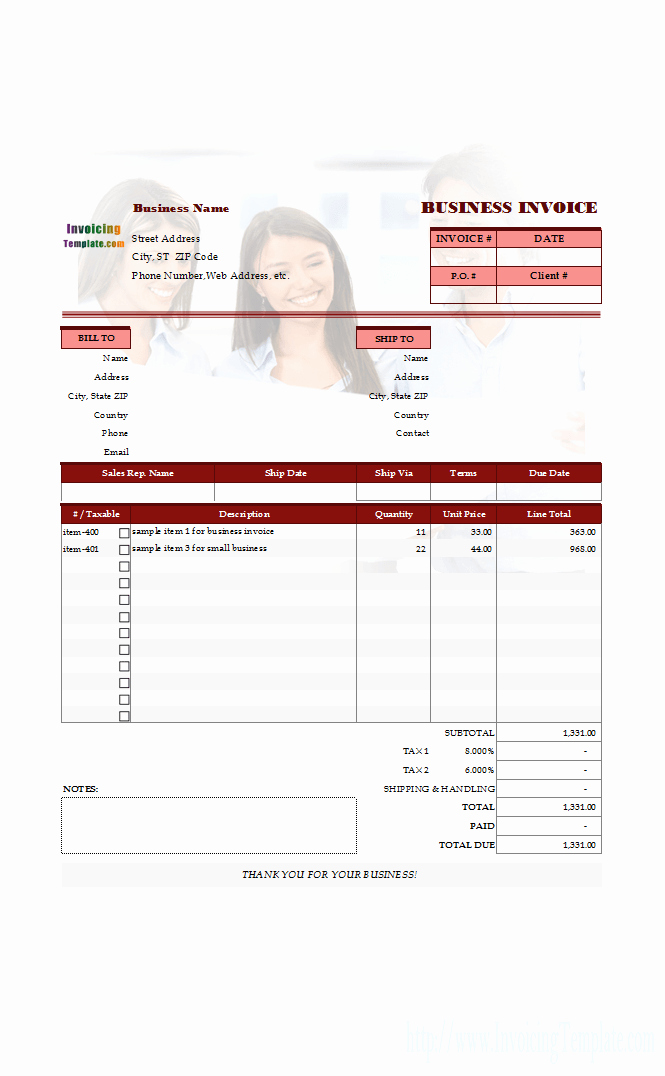 Free Business Invoice Template Unique Free Invoice Templates for Excel