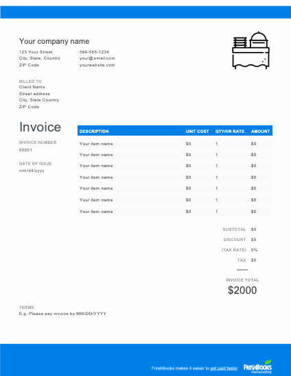 Free Catering Invoice Template New Free Catering Invoice Template Download now