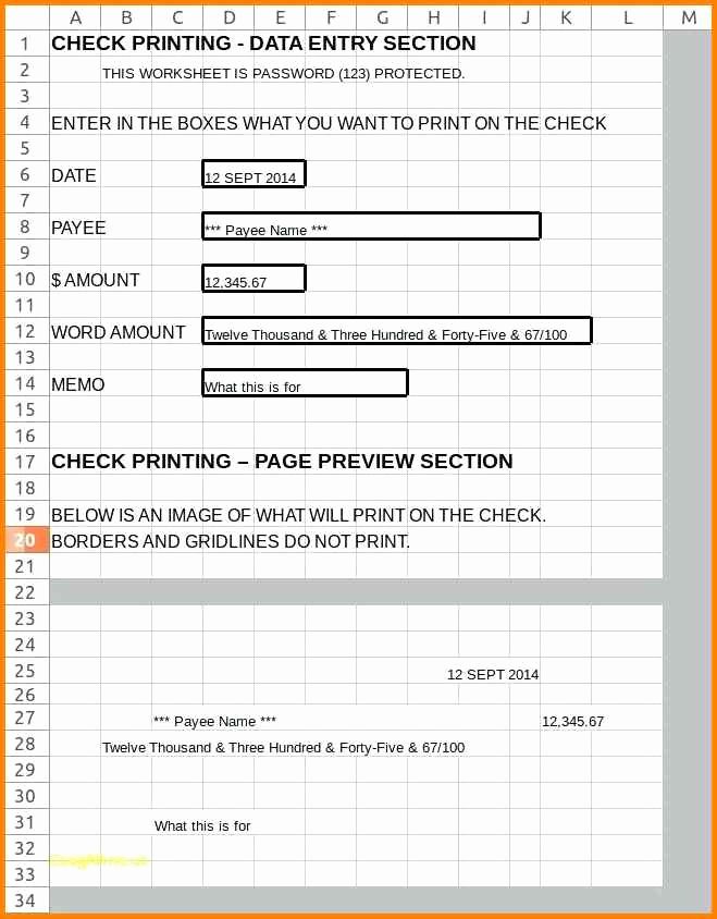 Free Check Printing Template Beautiful Check Printing Templates Word Check Printing Template