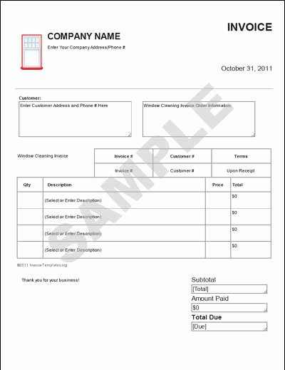 Free Cleaning Invoice Template New Free Mercial Cleaning Quote Template Image Quotes at