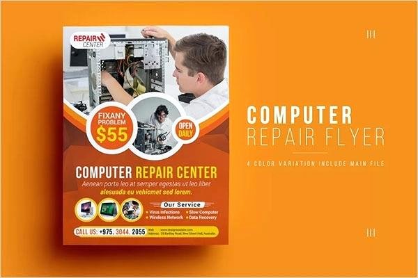 Free Computer Repair Website Template Fresh Puter Repair Flyer Templates Free Word Designs Template