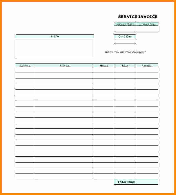 Free Contractor Invoice Template Lovely Free Printable Contractor Invoice