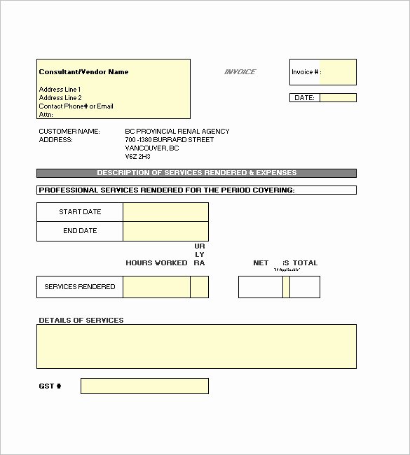 Free Contractor Invoice Template Luxury Free Contractor Invoice Templates