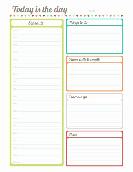 Free Daily Schedule Template Elegant This is the Day Planner &amp; Diary by Erin Rippy Diy