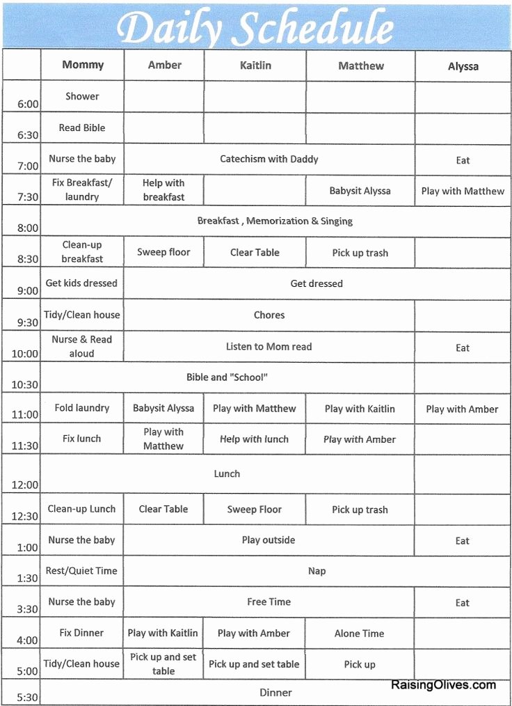 Free Daily Schedule Template Inspirational Best 25 Daily Schedules Ideas On Pinterest