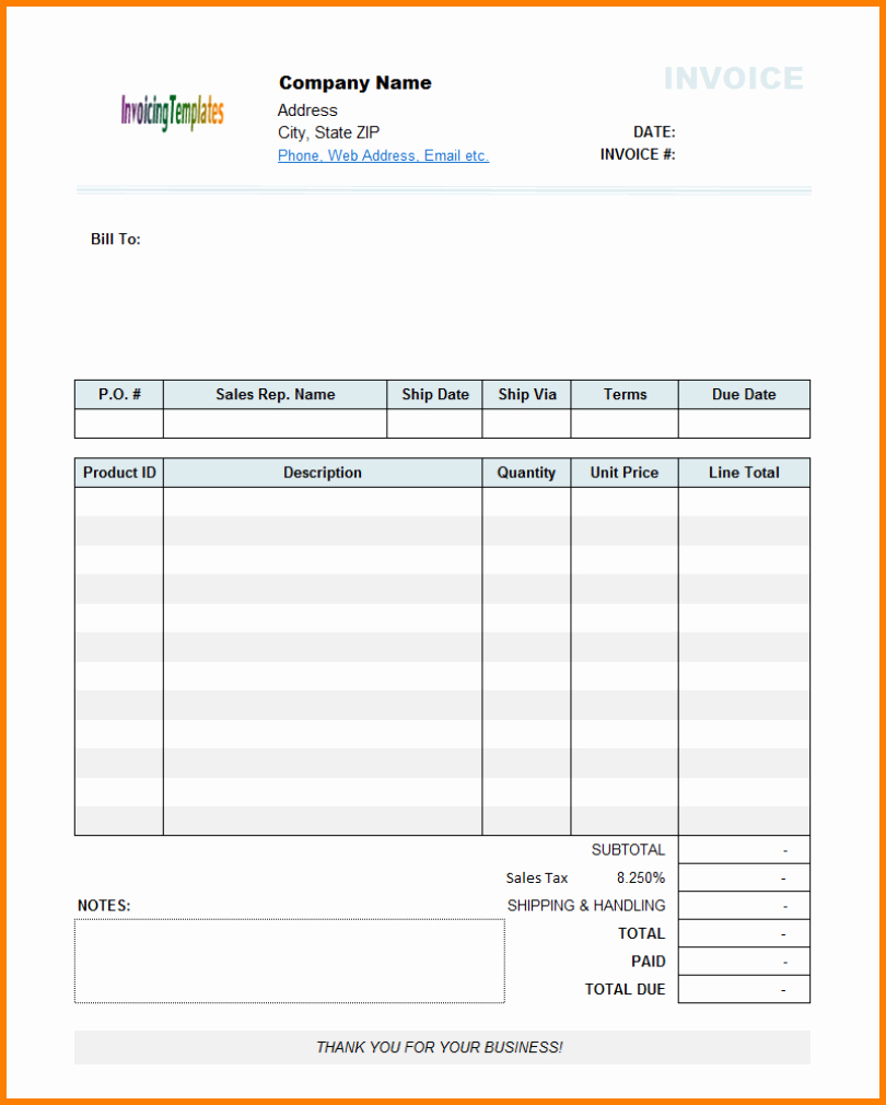 Free Downloadable Invoice Template Best Of Printable Invoice Invoice Design Inspiration