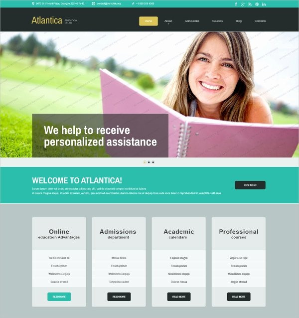 Free Education Website Template Best Of 27 Free Education Website themes &amp; Templates