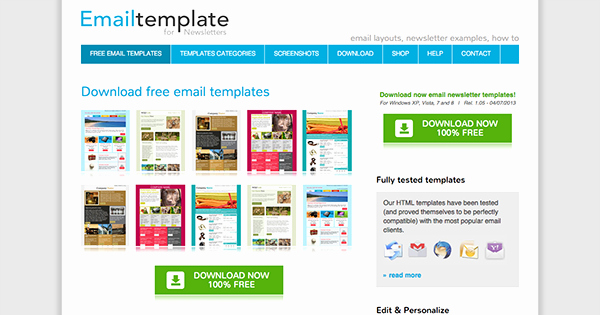 Free Email Template for Outlook Best Of the Best Places to Find Free Newsletter Templates and How
