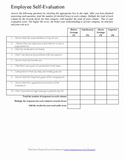 Free Employee Evaluation form Template Luxury Printable Employee Evaluation form Template Customize
