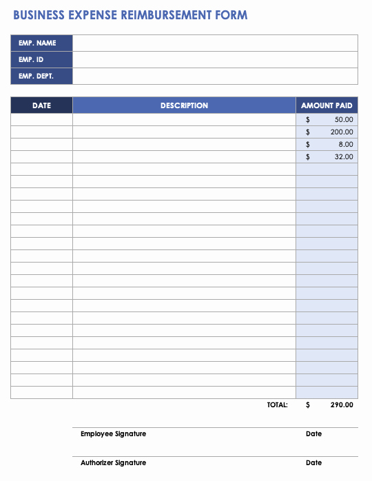 Free Excel Expense Report Template Lovely Free Expense Report Templates Smartsheet