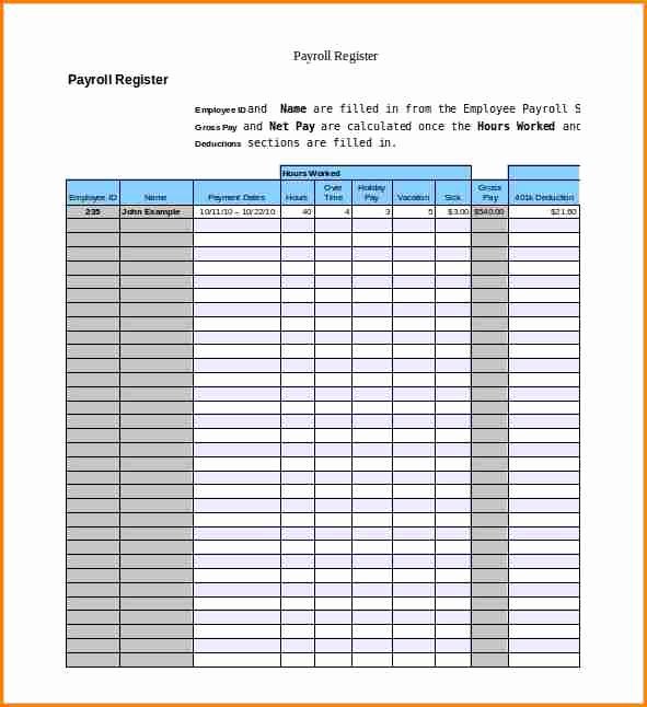 Free Excel Payroll Template Best Of 9 Payroll Excel Templates
