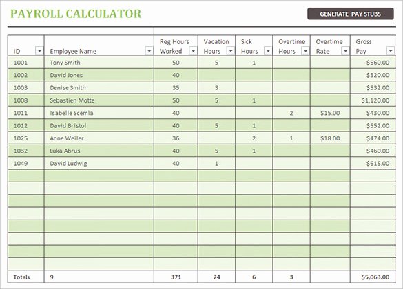 Free Excel Payroll Template Lovely 15 Payroll Templates Pdf Word Excel