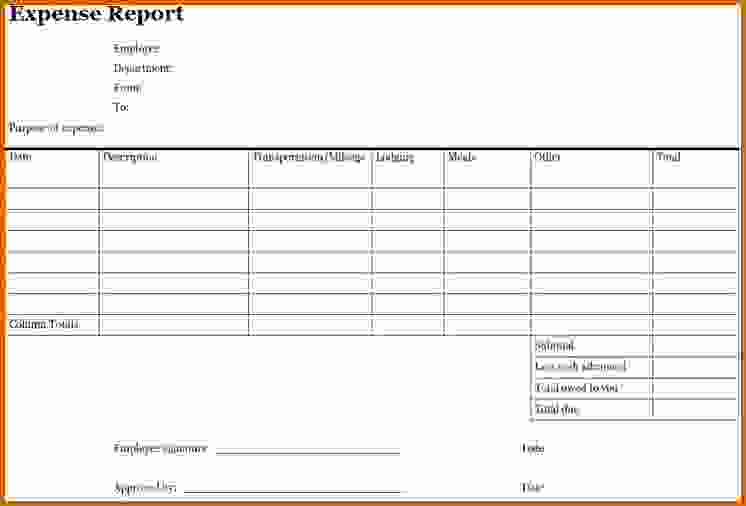 Free Expense Report Template Elegant 10 Free Printable Expense Reports Templates