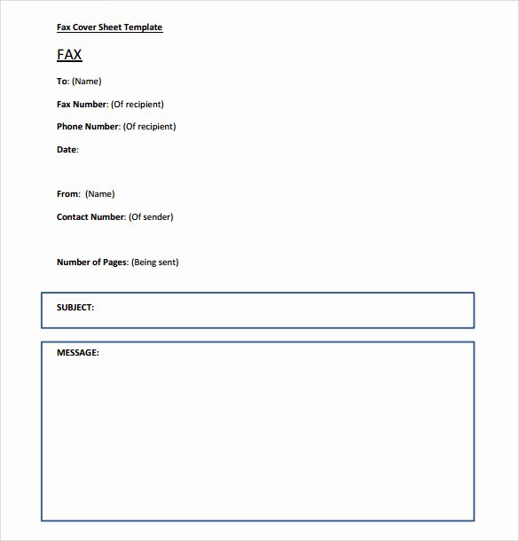 Free Fax Cover Page Template Beautiful 11 Sample Fax Cover Sheets