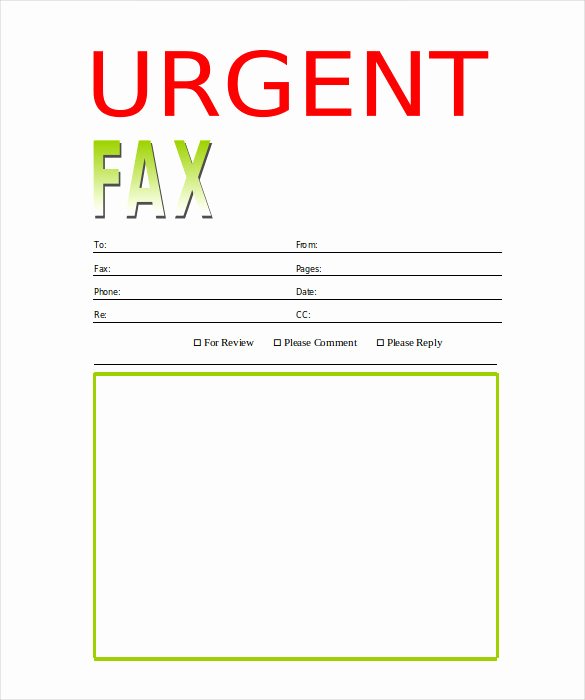 Free Fax Cover Page Template Inspirational 9 Printable Fax Cover Sheets Free Word Pdf Documents