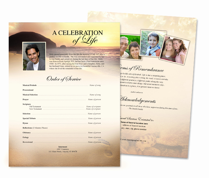 Free Funeral Brochure Template Awesome Memorial Service Flyer Template New Showroom E Stop