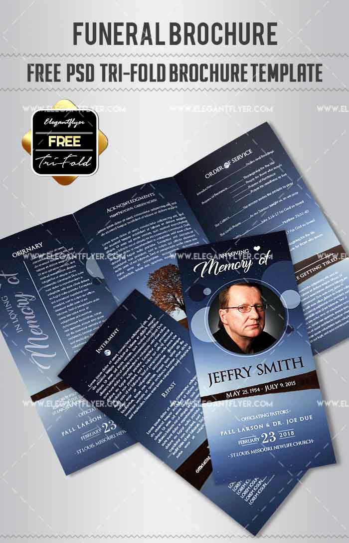 Free Funeral Brochure Template Inspirational 20 Modern and Professional Free Psd Funeral Program