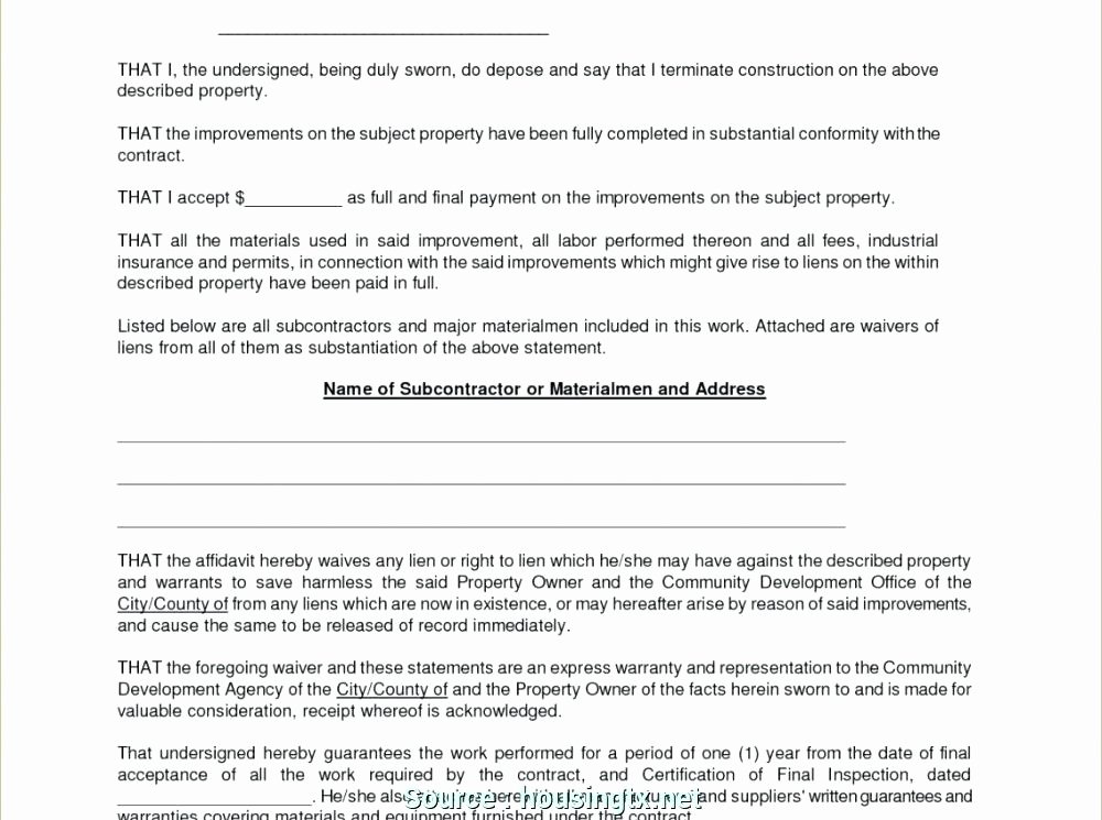 Free General Contractor Agreement Template Beautiful General Contractor Contract General Contractor Contracts