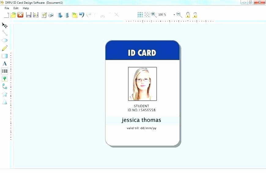 Free Id Card Template Word Elegant Template Vertical Id Card Template Employee Staff Badge