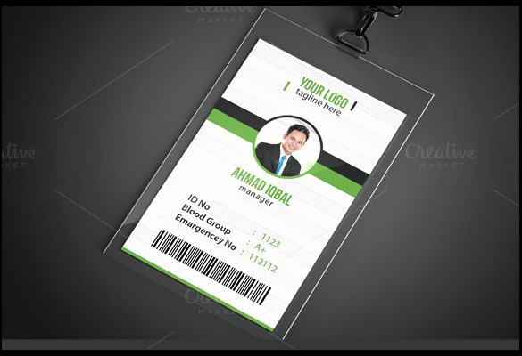 Free Id Card Template Word Lovely Id Card Template 19 Download In Psd Pdf Word