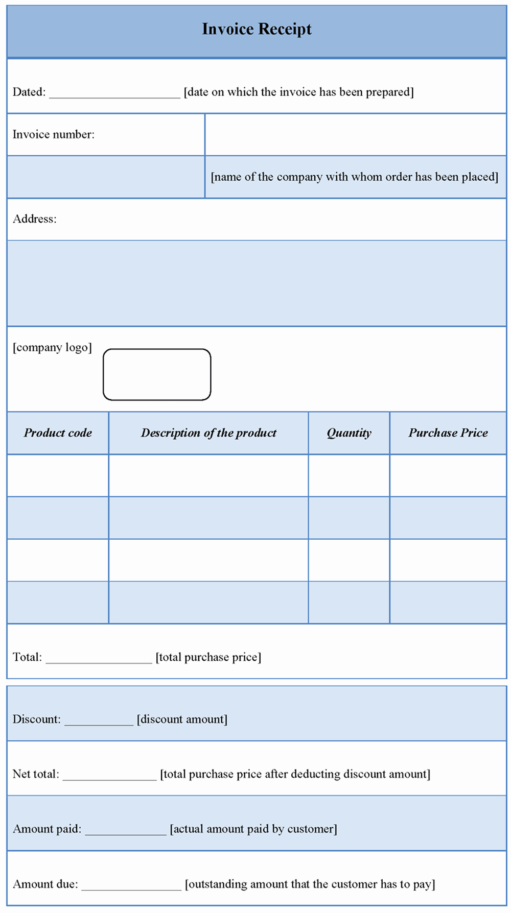 Free Invoice Receipt Template Lovely Receipt Template for Invoice Sample Of Invoice Receipt