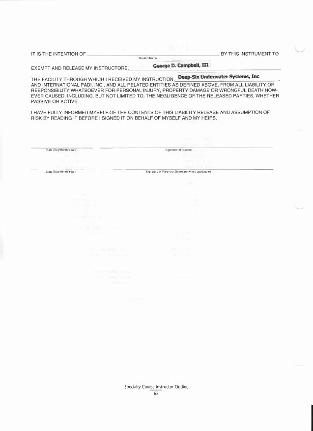 Free Liability Waiver Template Awesome Free Printable Liability form Template form Generic