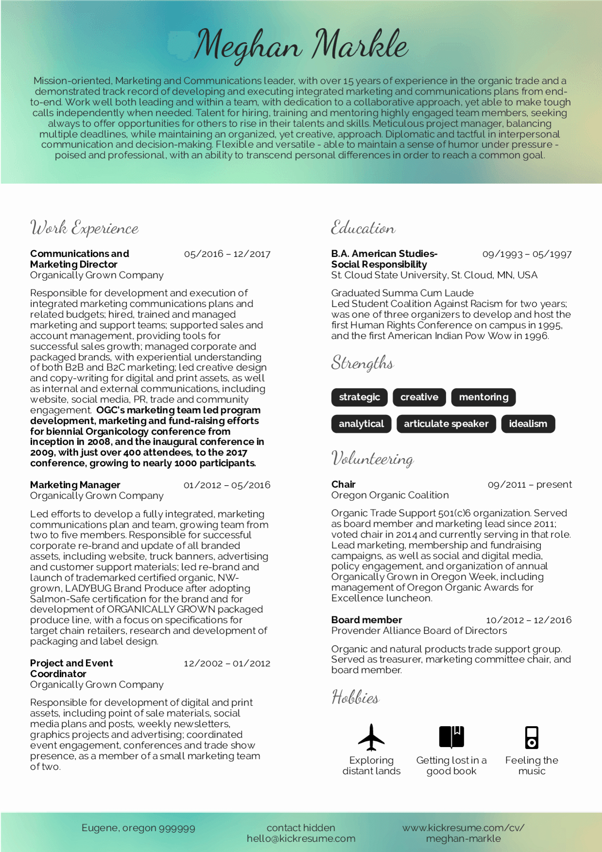 Free Marketing Resume Template Luxury Resume Examples by Real People Marketing Director Resume