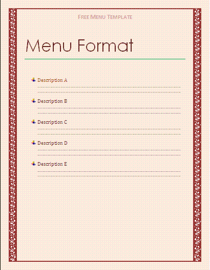 Free Menu Template Word Best Of Blog Archives Vermontdevelopers