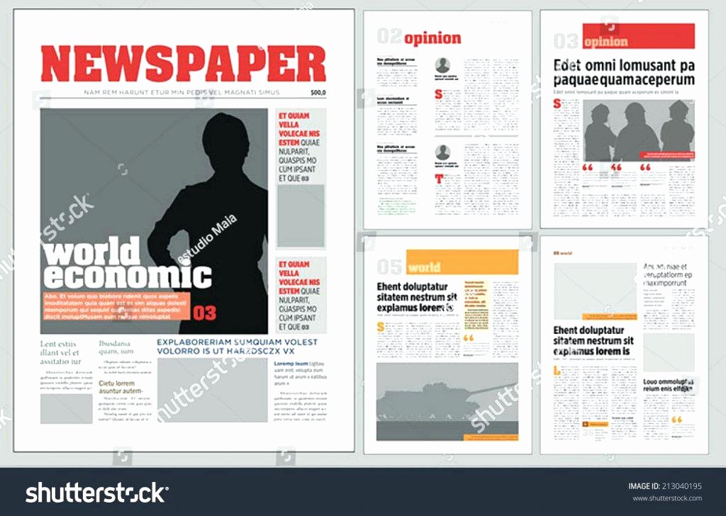 Free Newsletter Template Publisher Awesome Publisher Newsletter Template Microsoft Newspaper Free