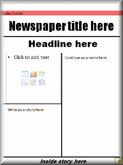 Free Newspaper Template for Students Luxury Unit Black History On Pinterest