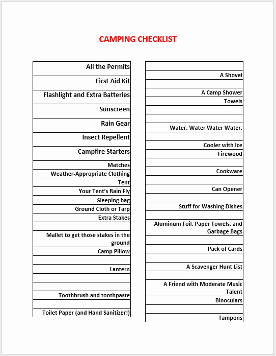 Free Packing List Template Awesome 14 Free Packing Slip Templates format Example