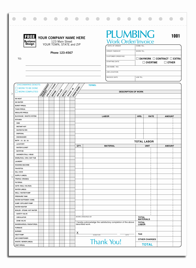 Free Plumbing Invoice Template Lovely 6540 3 Plumbing Invoices