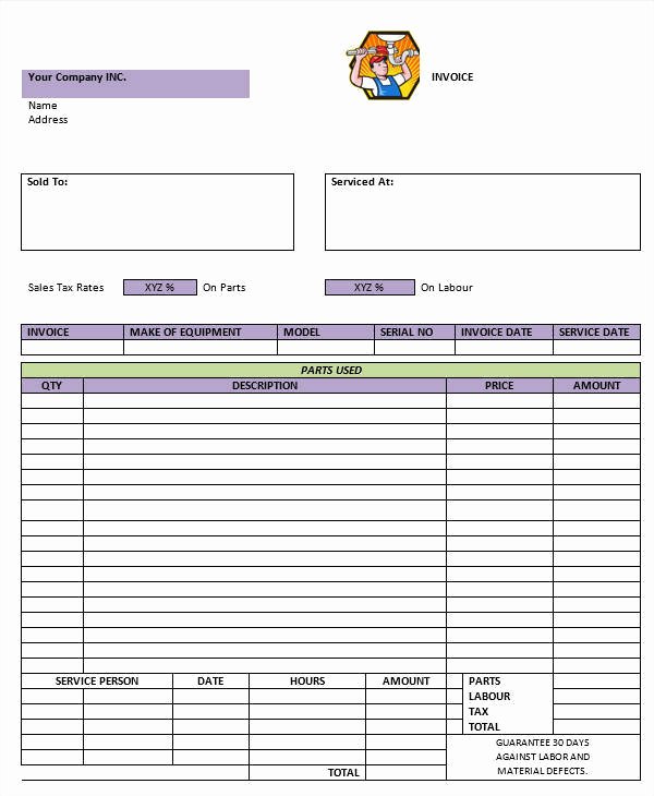 Free Plumbing Invoice Template Lovely 7 Plumbing Invoice – Free Downloadable Samples Examples