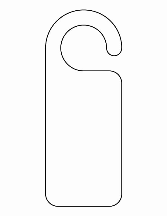 Free Printable Door Hanger Template Awesome Best 25 Door Hanger Template Ideas On Pinterest