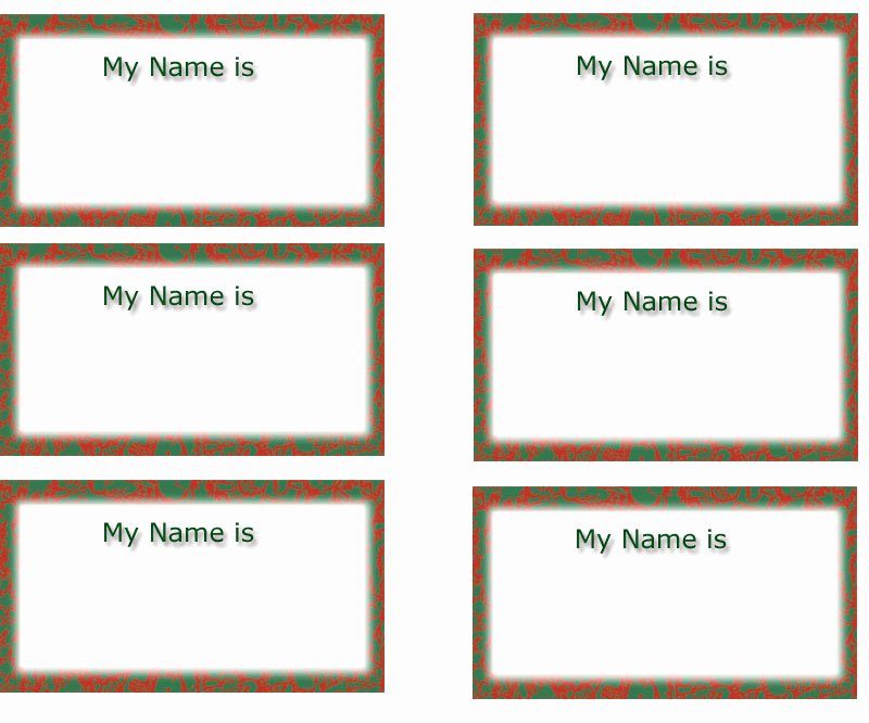 Free Printable Name Badge Template Lovely Free Printable Blank Name Tags Printable 360 Degree