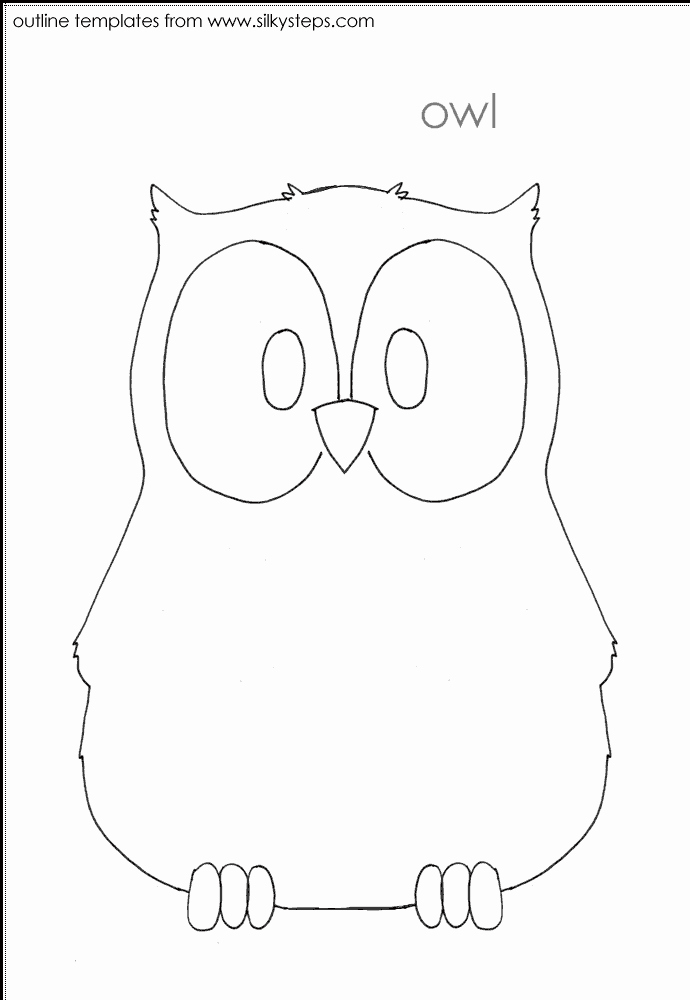 Free Printable Owl Template Luxury Free Printable Owl Template Coloring Home