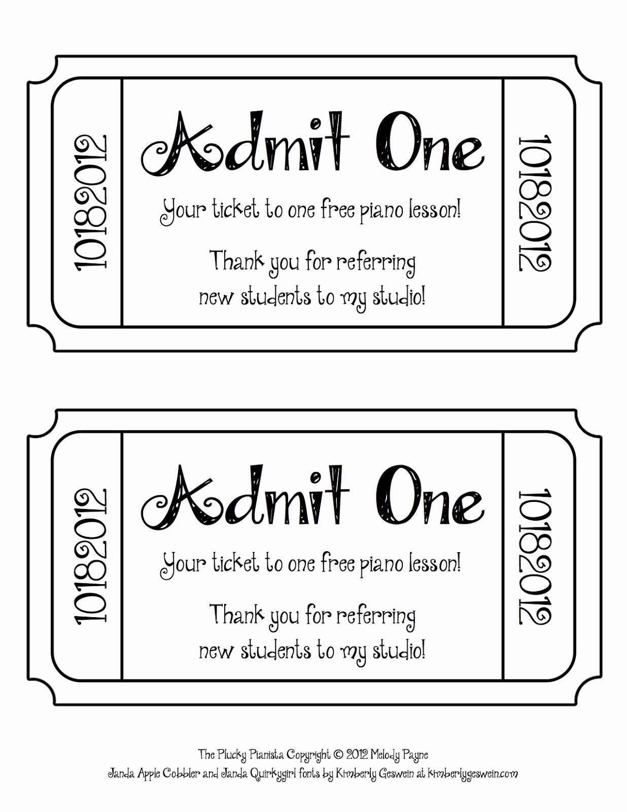 Free Printable Tickets Template Awesome Raffle Ticket Template Free Microsoft Word