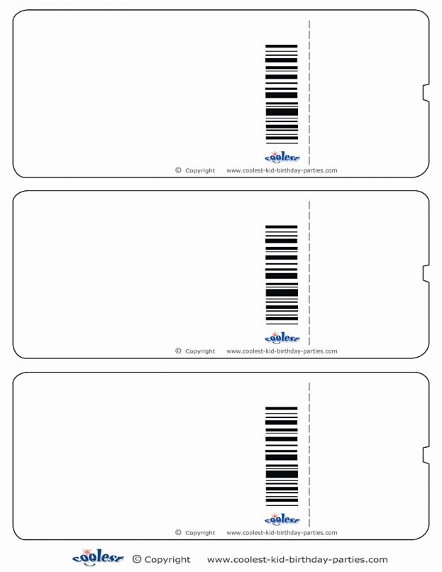 Free Printable Tickets Template Lovely Blank Ticket Template Mughals