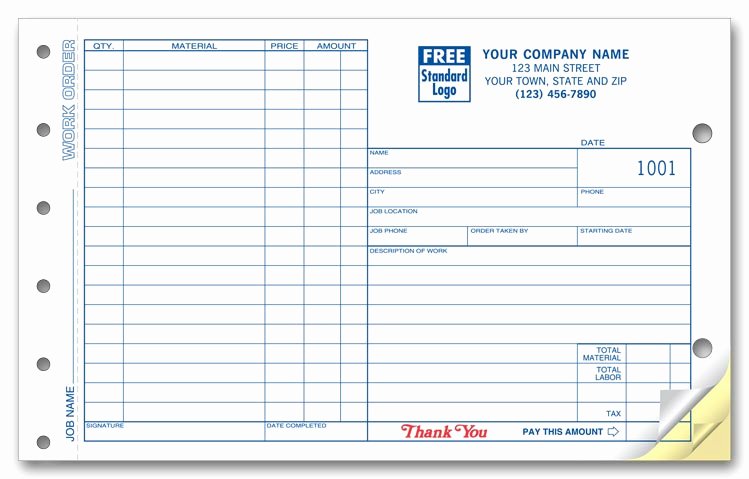 Free Printable Work order Template Elegant Free Printable order form Sarahepps