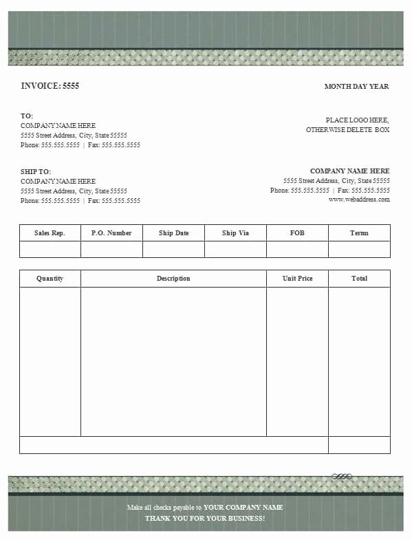 Free Proforma Invoice Template Best Of Proforma Invoice Template Printable Word Excel Invoice