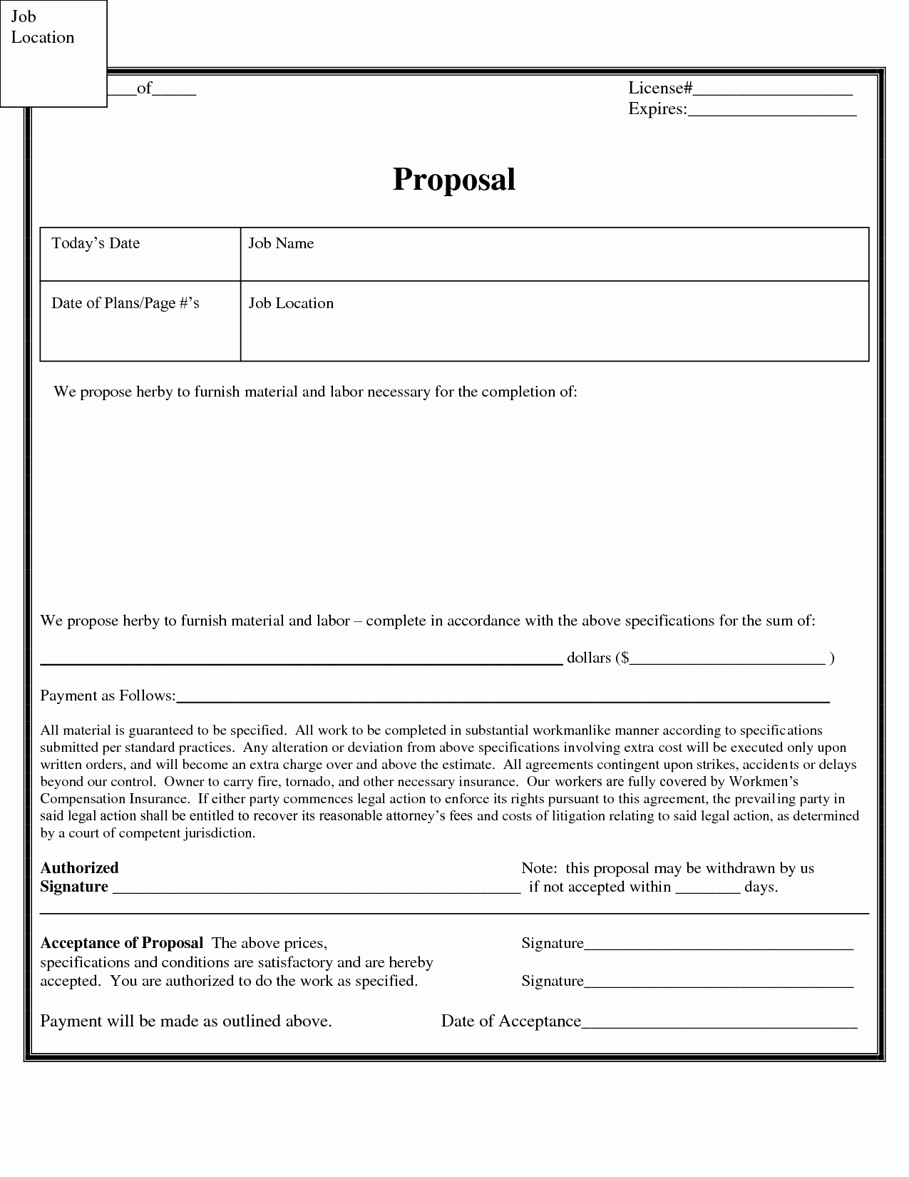 Free Proposal form Template Lovely 9 Best Of totally Free Proposal Templates