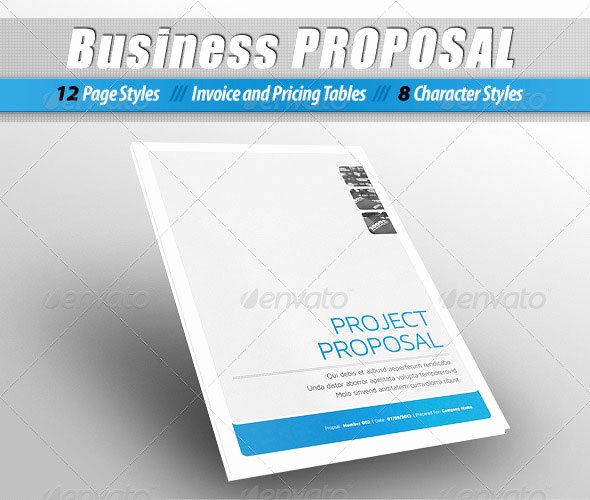 Free Proposal Template Indesign New Indesign Proposal Template Free