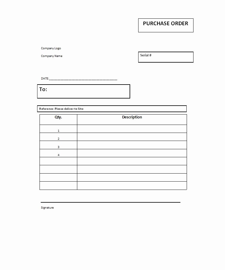 Free Purchase order Template Awesome 37 Free Purchase order Templates In Word &amp; Excel