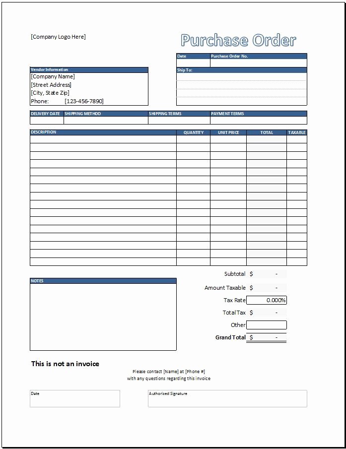 Free Purchase order Template Awesome Purchase order Template Spreadsheetshoppe