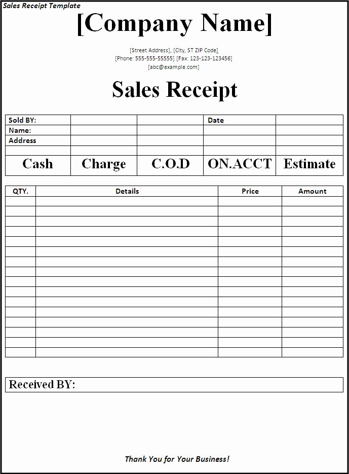 Free Receipt Template Pdf Lovely 6 Free Sales Receipt Templates Excel Pdf formats