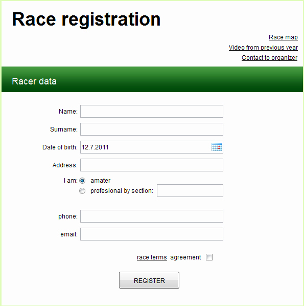 Free Registration form Template Elegant Registration form Template Free Download