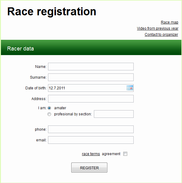 Free Registration forms Template Best Of Registration form Template Free Download