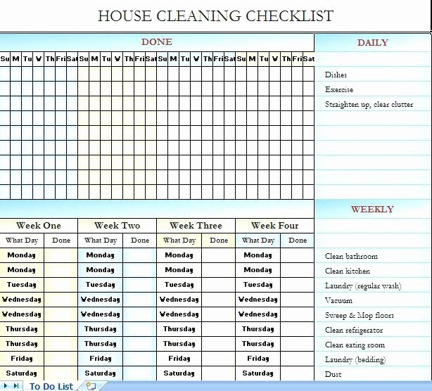 Free Restaurant Cleaning Checklist Template Inspirational Restaurant Kitchen Cleaning Checklist Pdf – Wow Blog