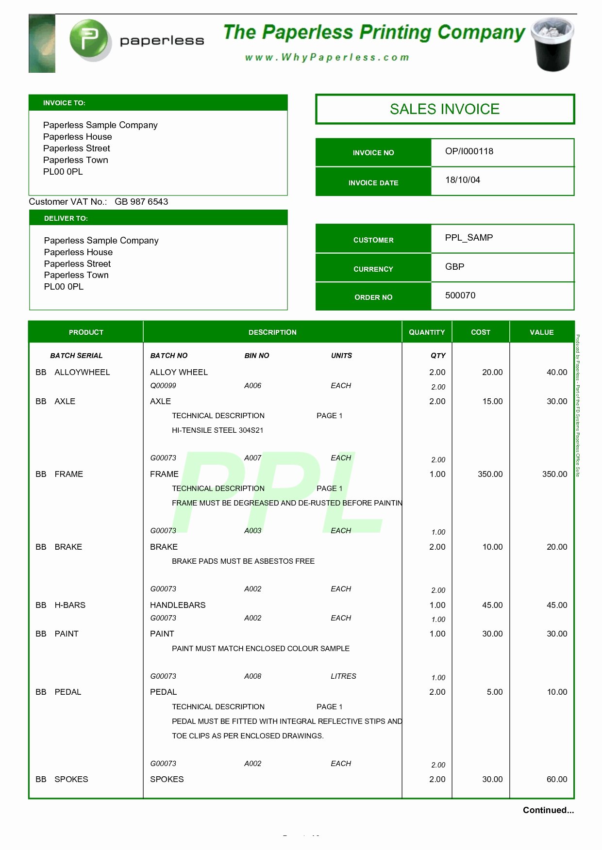 Free Sales Invoice Template Awesome Sales Invoice Example Invoice Template Ideas