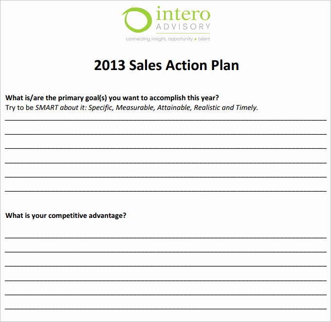 Free Sales Plan Template Best Of Sales Action Plan Template – 11 Free Word Excel Pdf